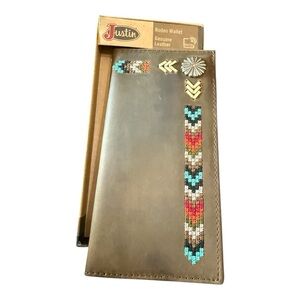 Justin Rodeo Wallet | Genuine Leather | RFID
